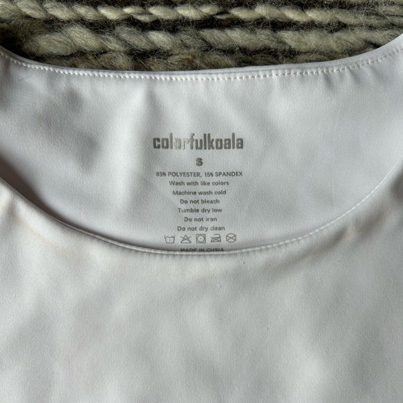 White Body Contour Racerback Tank - Picture 5 of 5